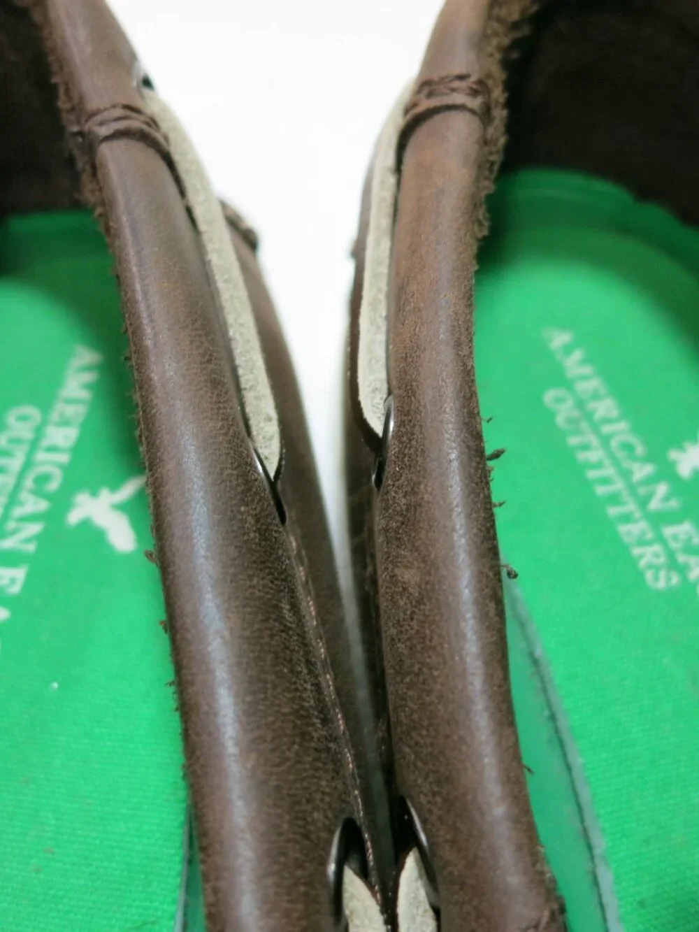 American Eagle Outfitters Men's Boat Deck Leather Comfortable Shoe Size 12